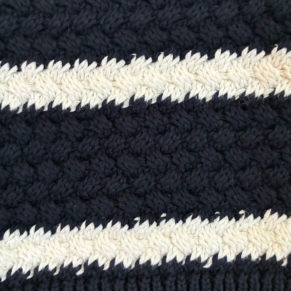 Evereve John + Jenn New‎ Size XS Benni Cotton Knit Vest Navy White Stripes - Picture 8 of 12